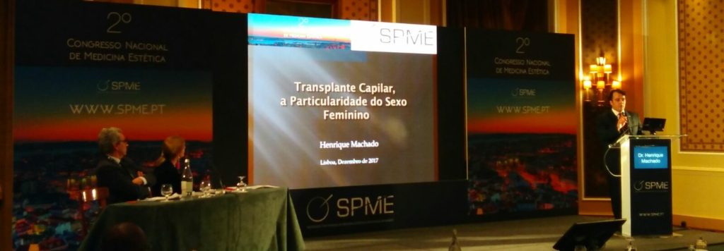 El Dr. Henrique Machado presentado su ponencia en el Congreso de la SPME.